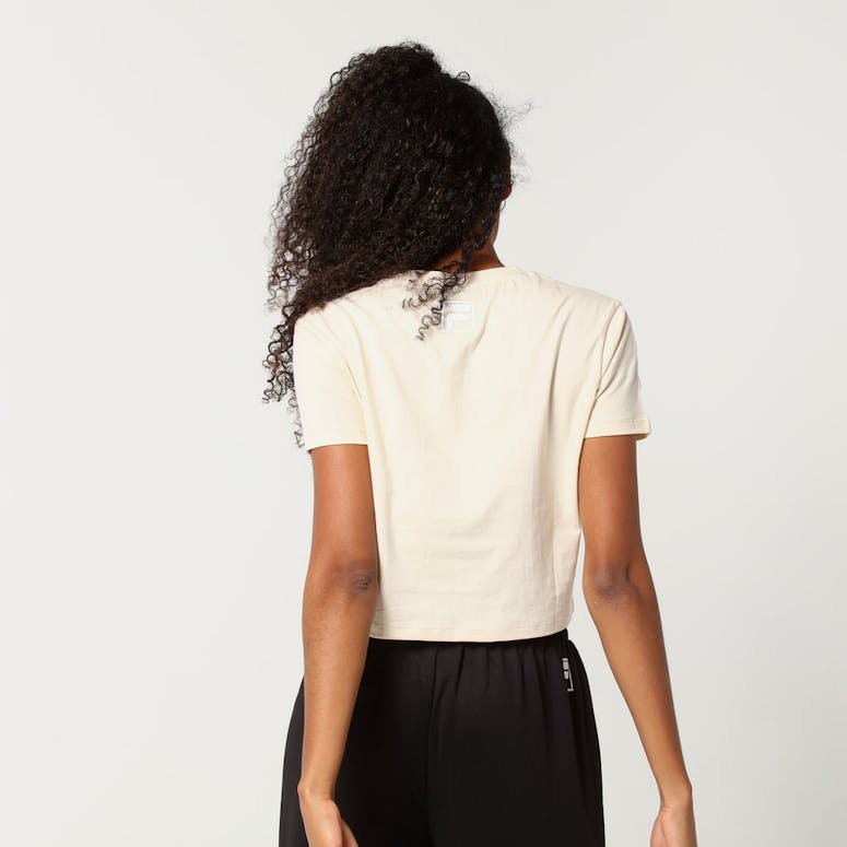 Fila X CK Women's Logo Crop Tee Nude