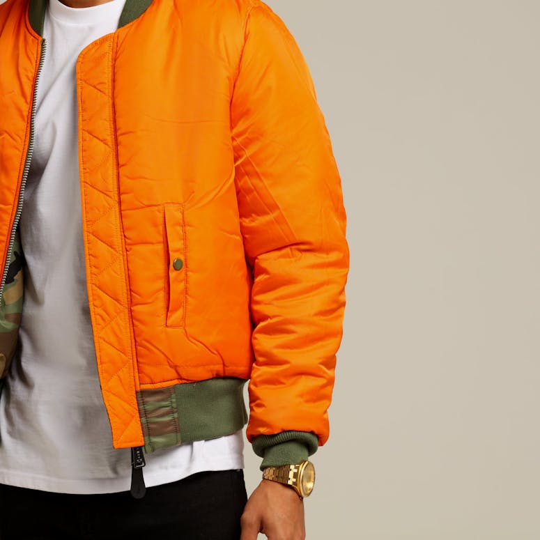 ALPHA INDUSTRIES MA-1 SLIM FIT FLIGHT JACKET CAMO