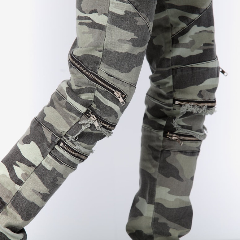 Nana Judy Crew Jean Green Camo