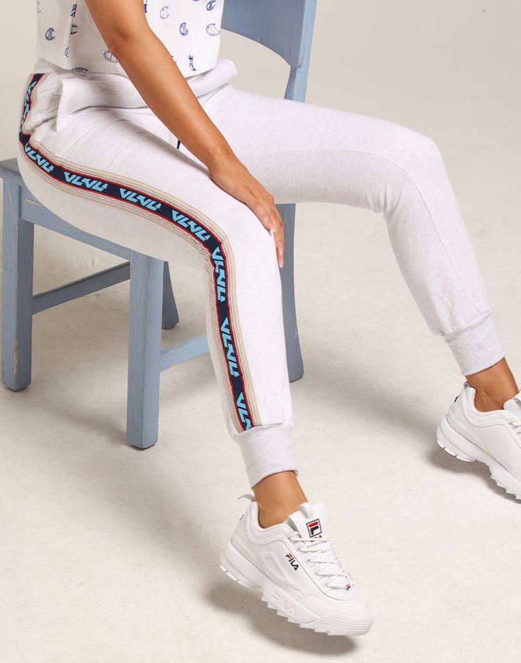 Nana Judy Women's Portal Colour Block Track Pant White Marle