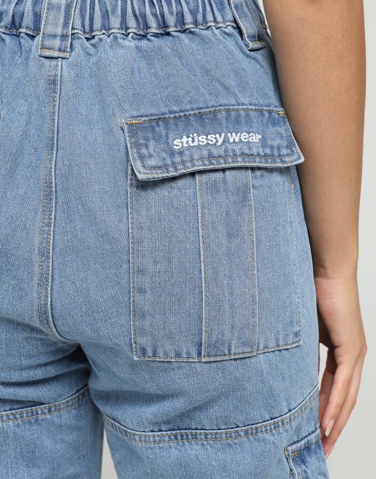 Stussy Women's Emery Cargo Pant Blue