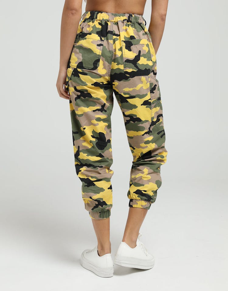 Stussy Women's Fuller Workers Pant Green Camo