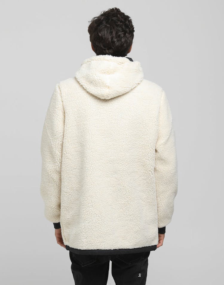 Stussy Reverse Sherpa Jacket Black/Cream