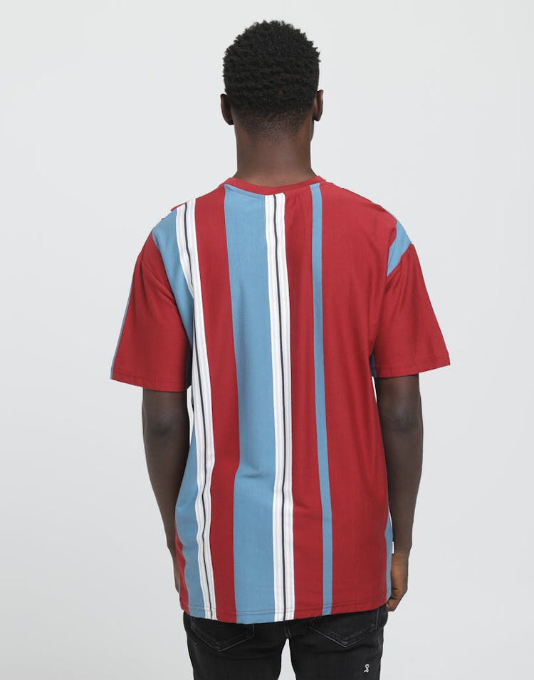 Stussy Stock Vert YD SS Tee Dark Port