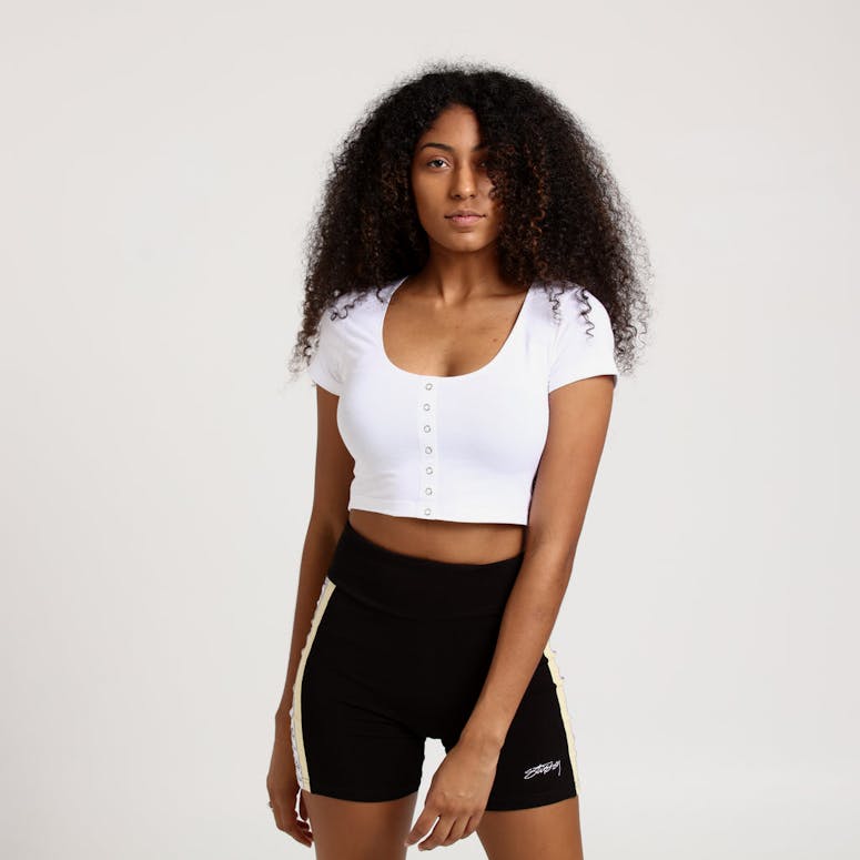 Stussy Women's Emerson Crop Tee White