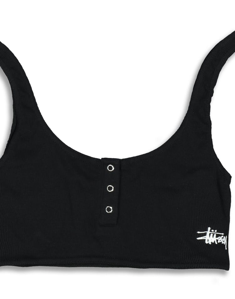 Stussy Women's Charli Crop Tank Black