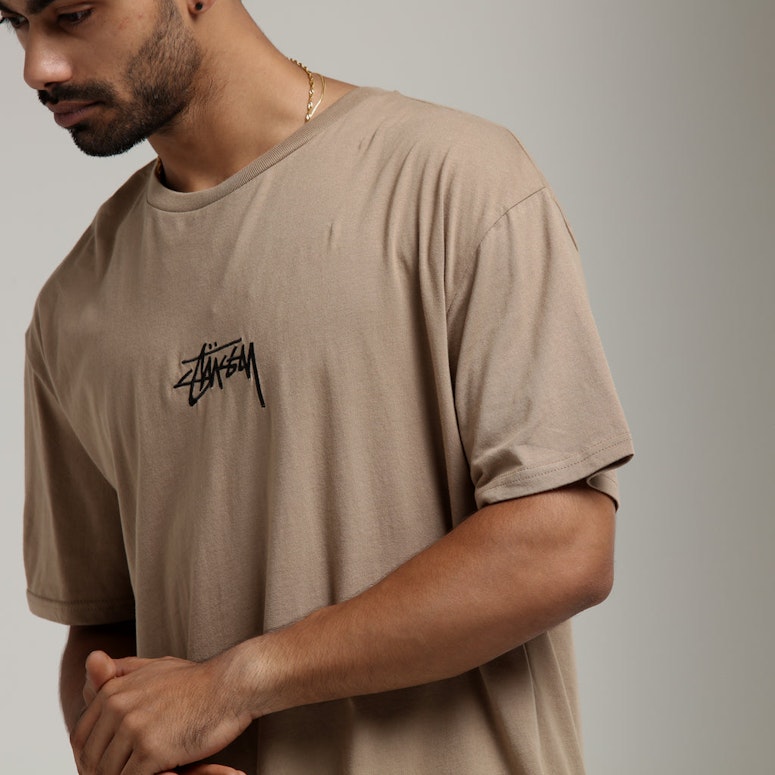 Stussy Stock SS Tee Atmosphere Grey