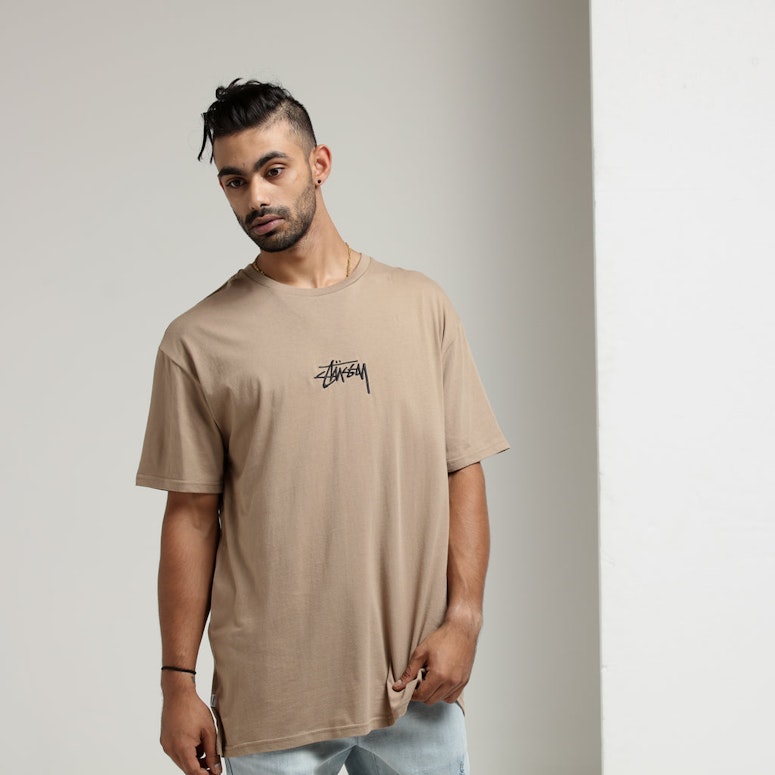 Stussy Stock SS Tee Atmosphere Grey