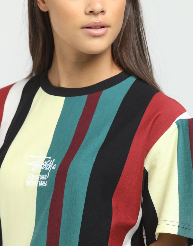 Stussy Women's Custom OS Tee Mellow Yellow