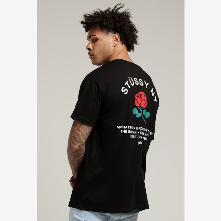 Stussy Brooklyn Rose SS Tee Black