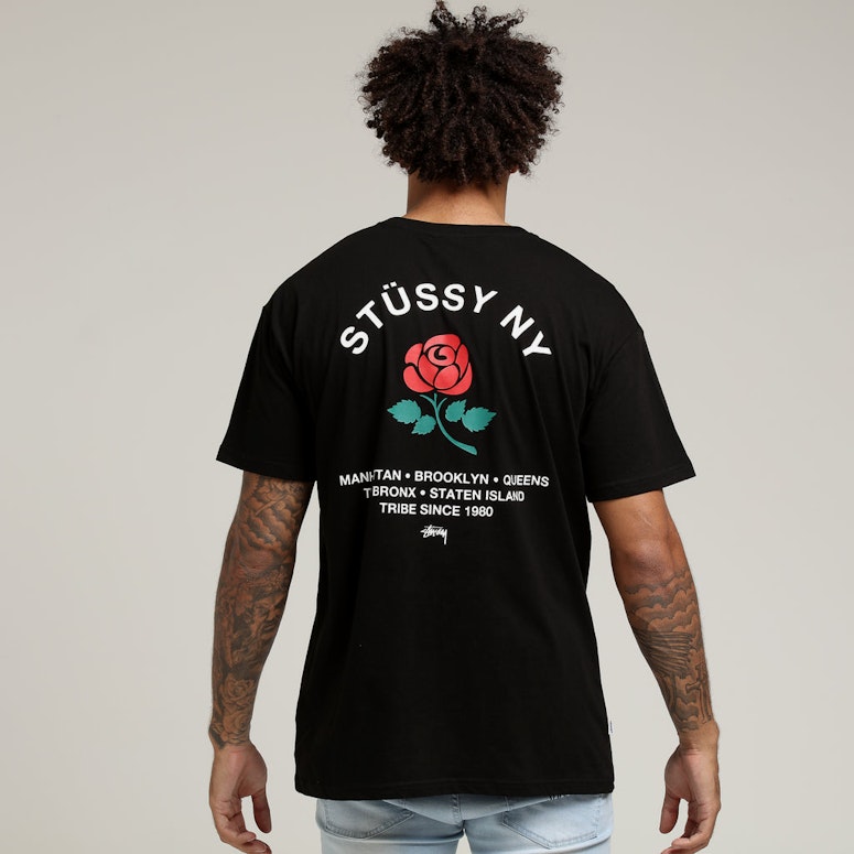 Stussy Brooklyn Rose SS Tee Black
