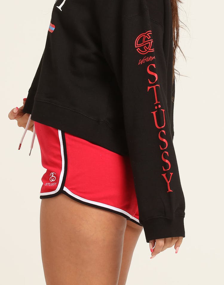 Stussy Women's Margo Crop Crew Black