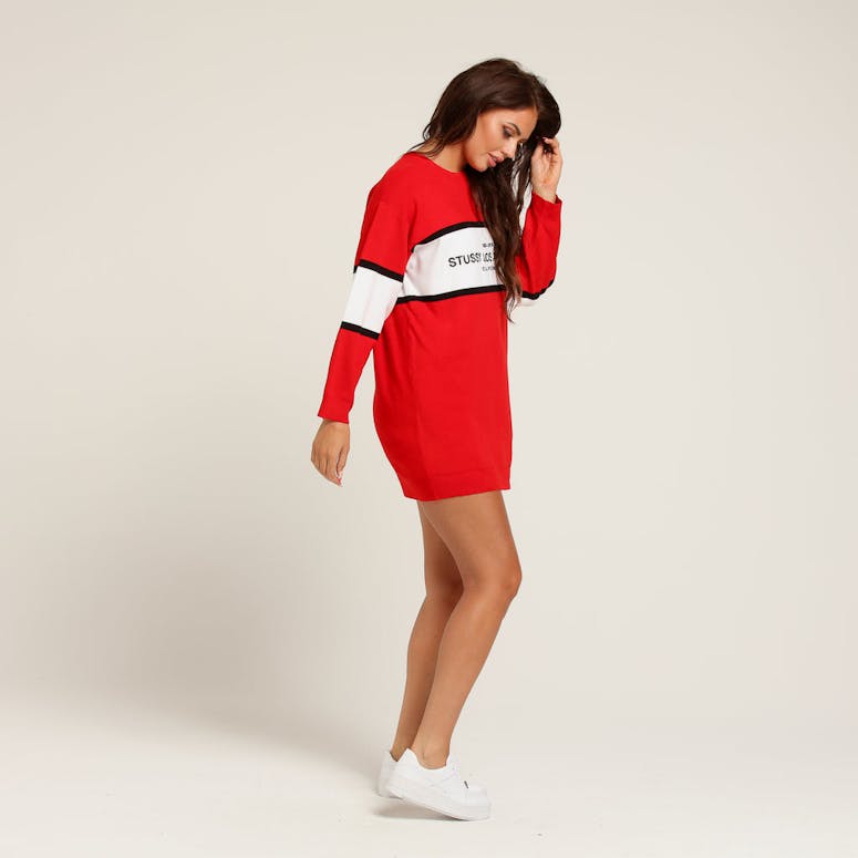 Stussy Women's Harlow Sweater Dress Red