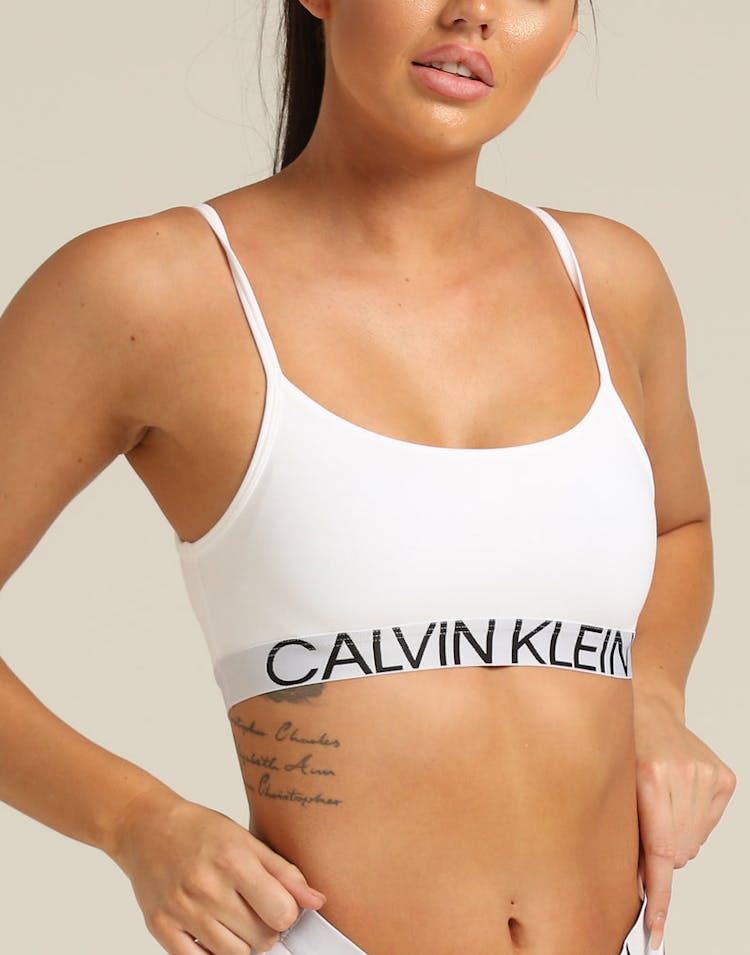 Calvin Klein Women's 1981 Reversible Bralette White