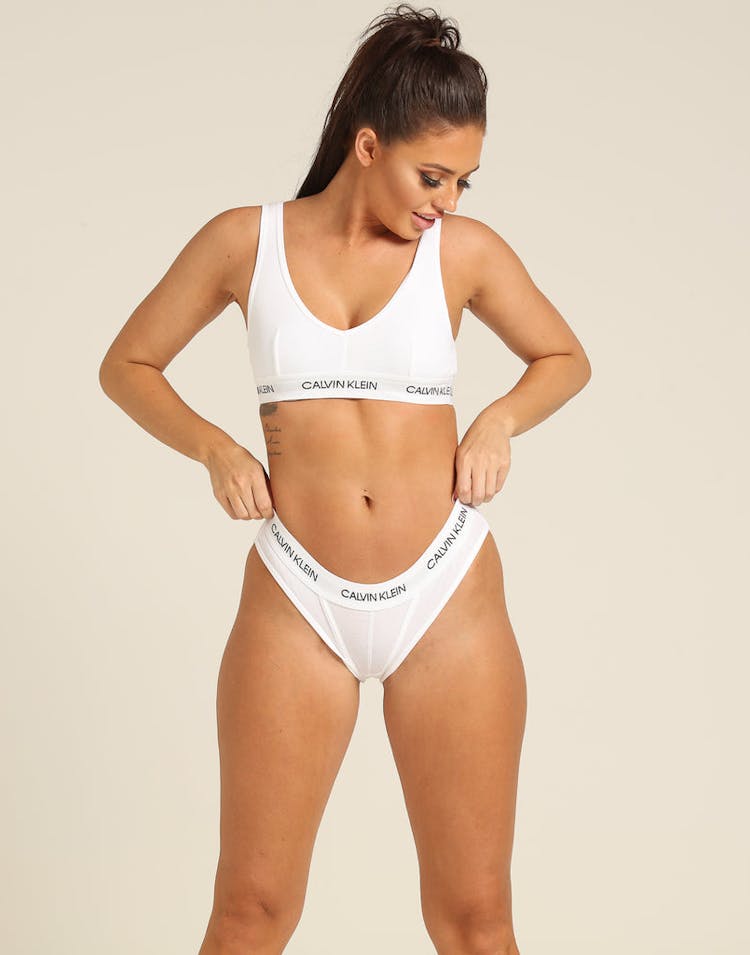 Calvin Klein Women's 1981 LTE Bikini Brief White