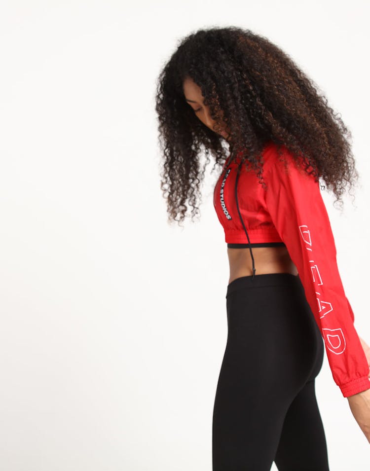 Dead Studios Women's Lightweight Breaker Red