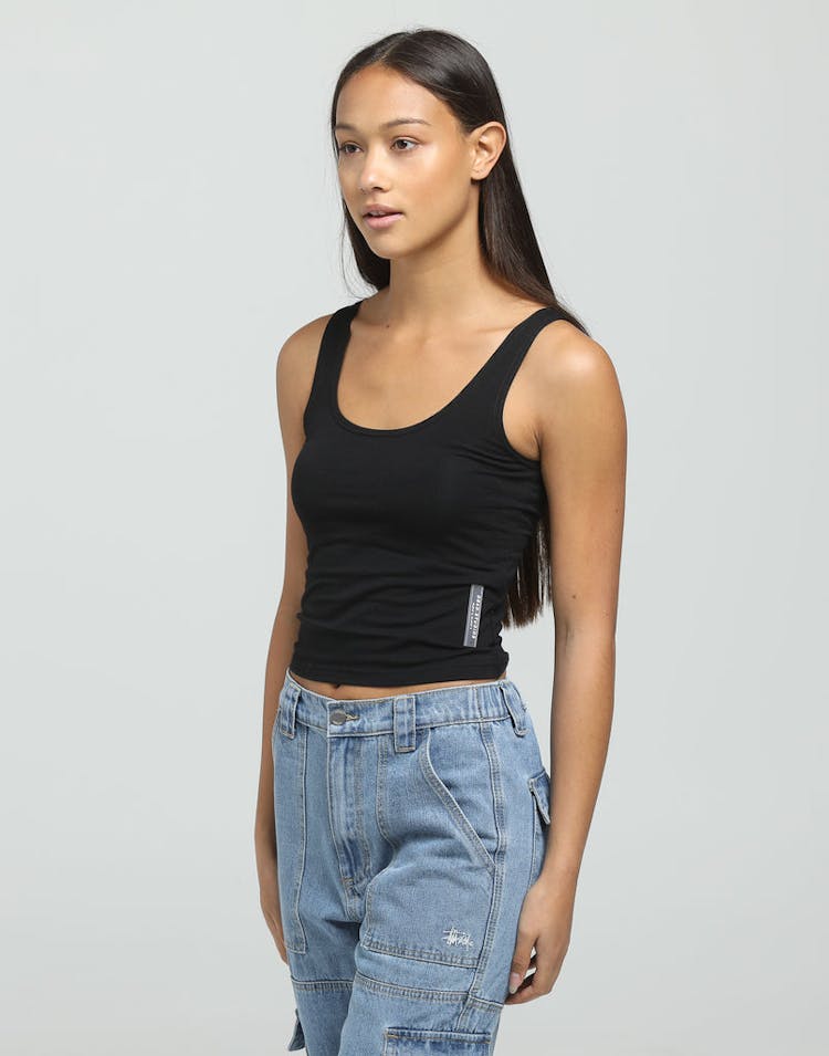 Dead Studios Women's Cropped Singlet Black