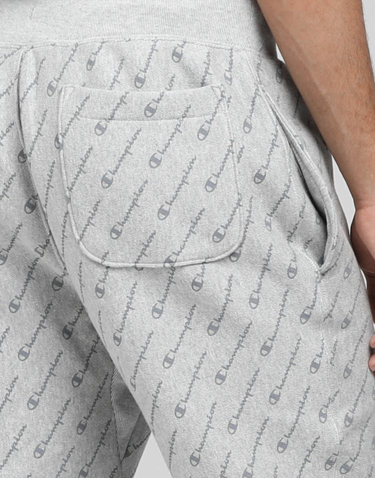 Champion Reverse Weave Jogger All-Over Dia Script Oxford Grey