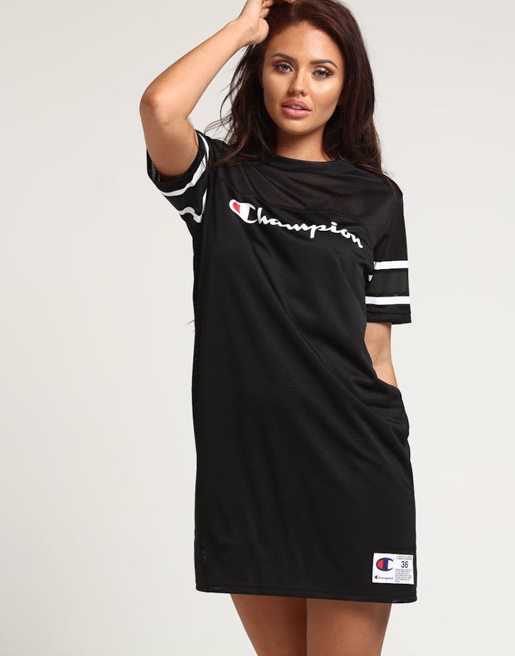 Champion Women's Jersey Dress Script Black