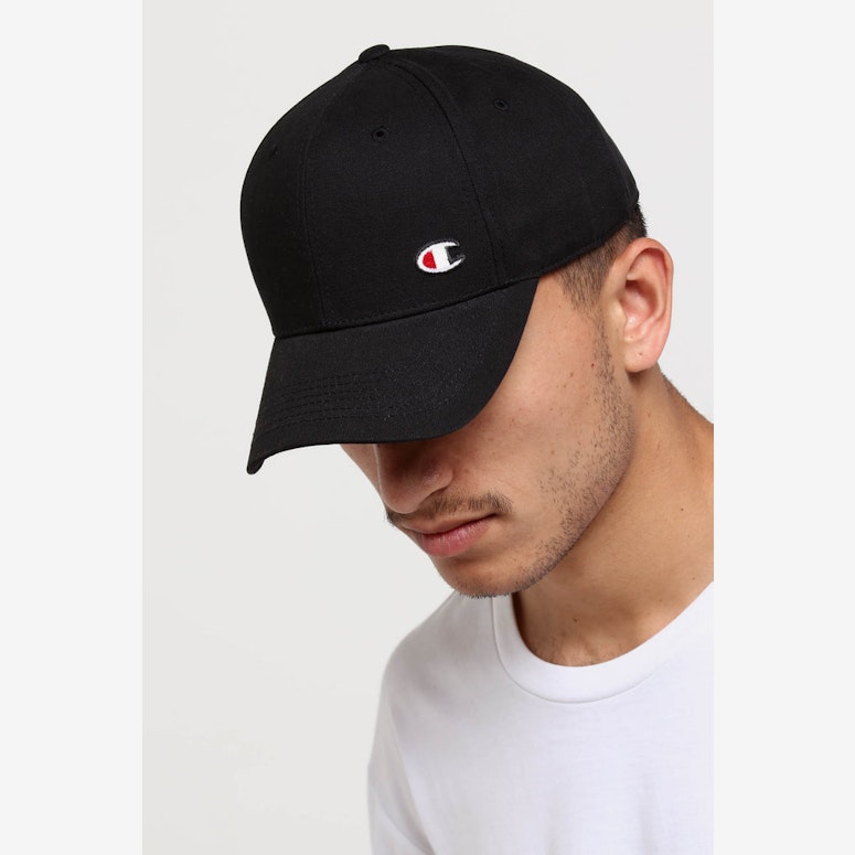 Champion Twill Hat w/ Cpatch Black
