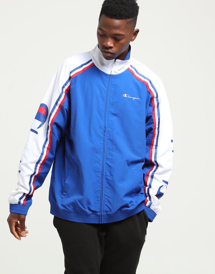 Champion Light Weight Zip Jacket Blue/White