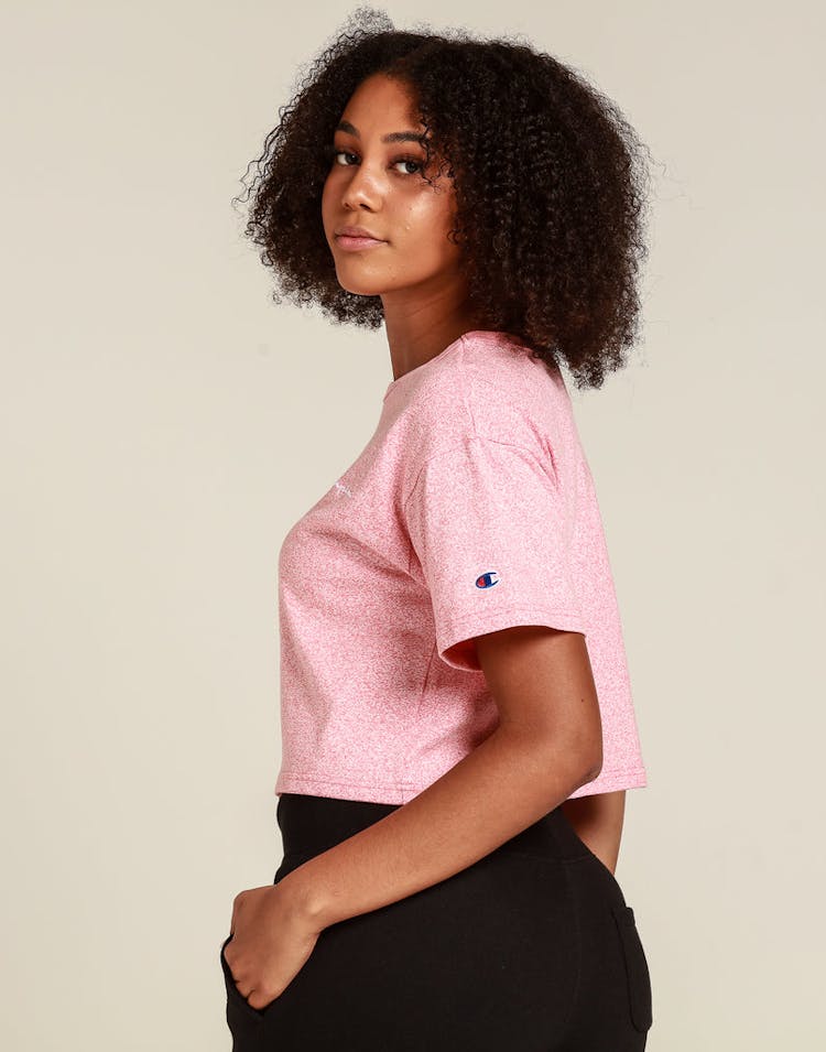 Champion Women's Cropped OS Tee Groovy Papaya