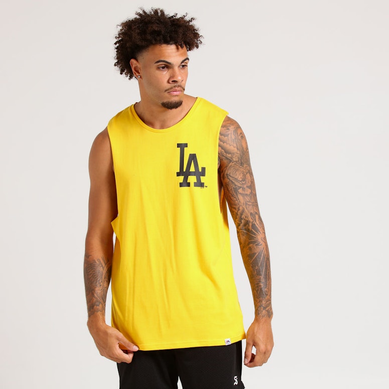 Majestic Athletic Los Angeles Dodgers Jaimy Muscle Gold