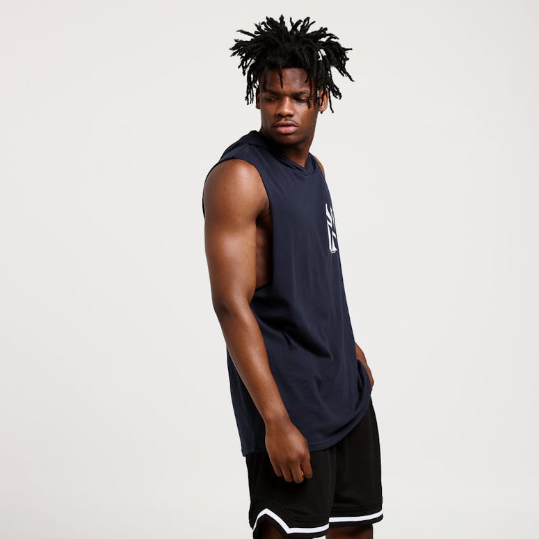 Majestic Athletic New York Yankees Vincennes Muscle Hood Navy