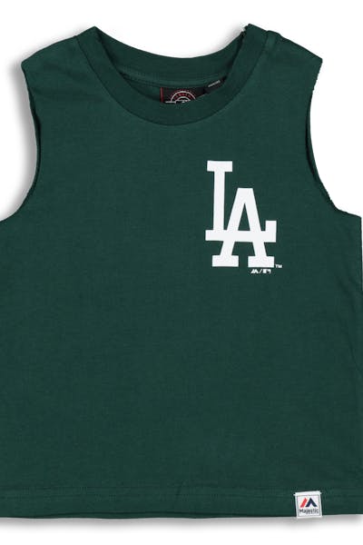 Majestic Athletic Infant Los Angeles Dodgers Remic Muscle Tee Teal