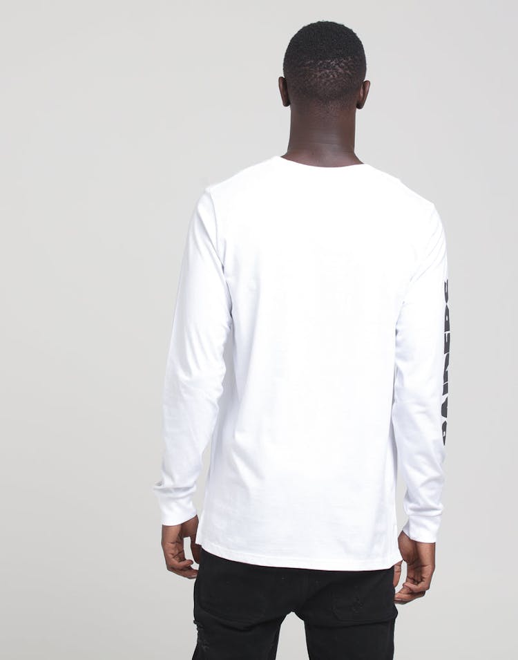 Mitchell & Ness Raiders Wordmark LS Tee White