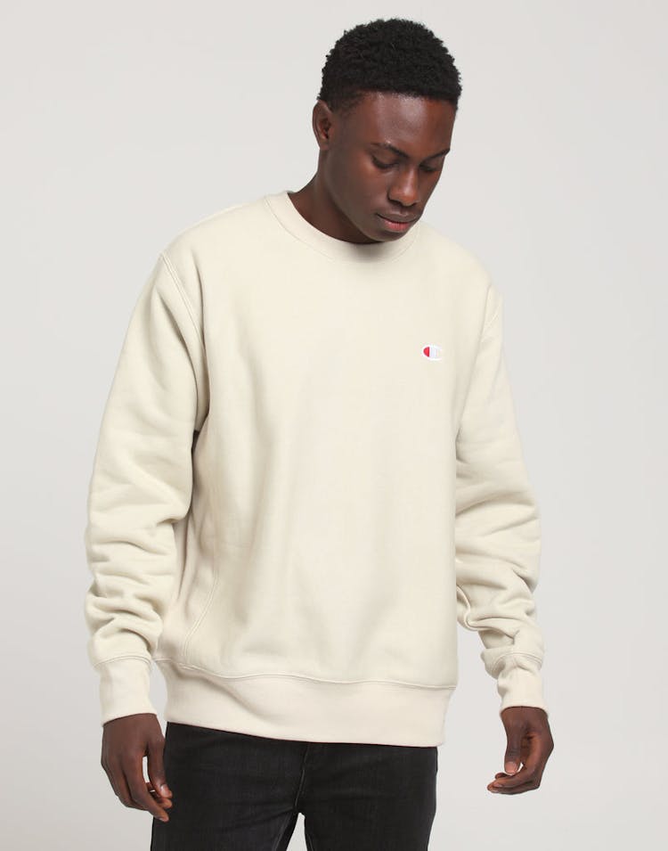 Champion Reverse Weave Crew Cocoa Butter