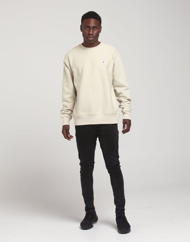 Champion Reverse Weave Crew Cocoa Butter