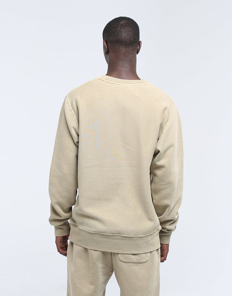 Champion Dyed Washed Crew American Khaki
