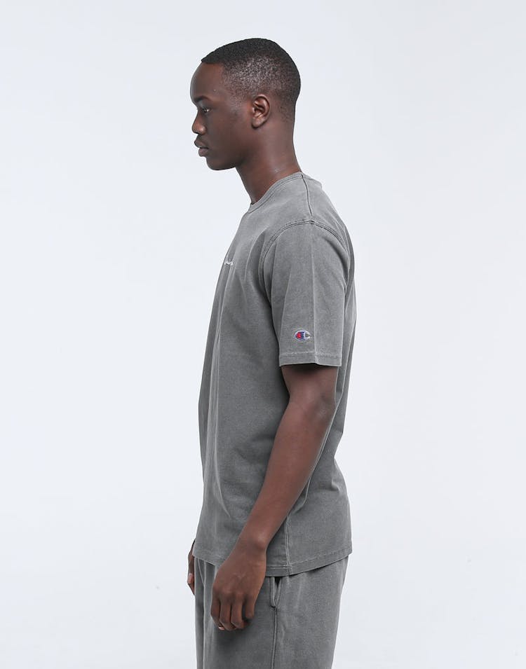 Champion Dyed Washed Tee Vertigo Grey
