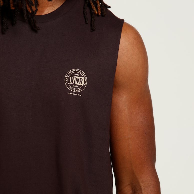 Lower Cut Tank League Brown/Beige