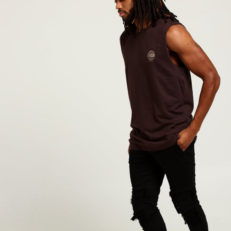 Lower Cut Tank League Brown/Beige