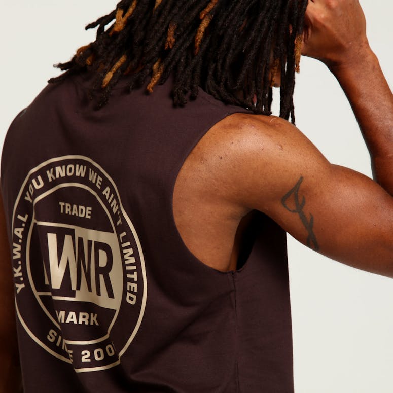 Lower Cut Tank League Brown/Beige