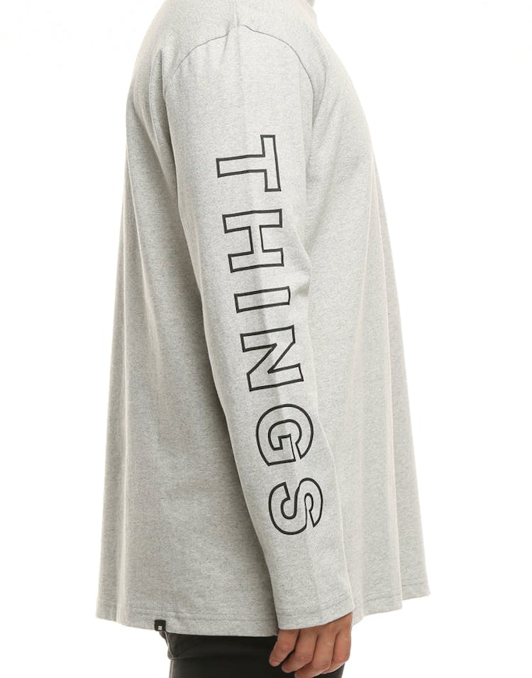 Thing Thing HVY Longsleeve Flag Grey Marle