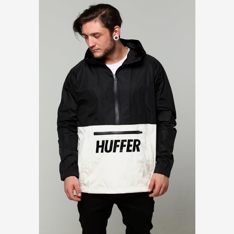 Huffer Spray Anorak Black