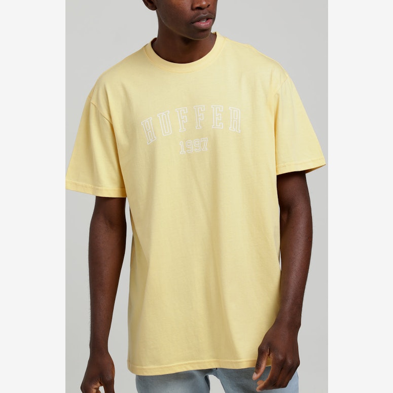 Huffer Sup Tee Academic Mellow Yellow