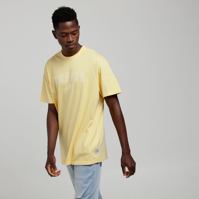 Huffer Sup Tee Academic Mellow Yellow