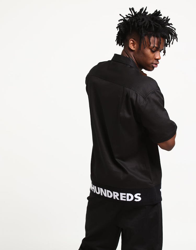 The Hundreds Leisure Woven Tee Black