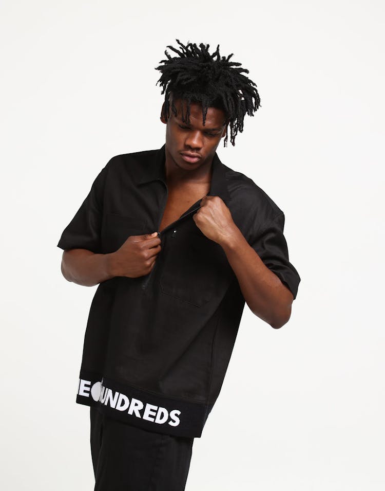 The Hundreds Leisure Woven Tee Black