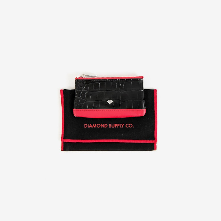 Coin Pouch Black/red