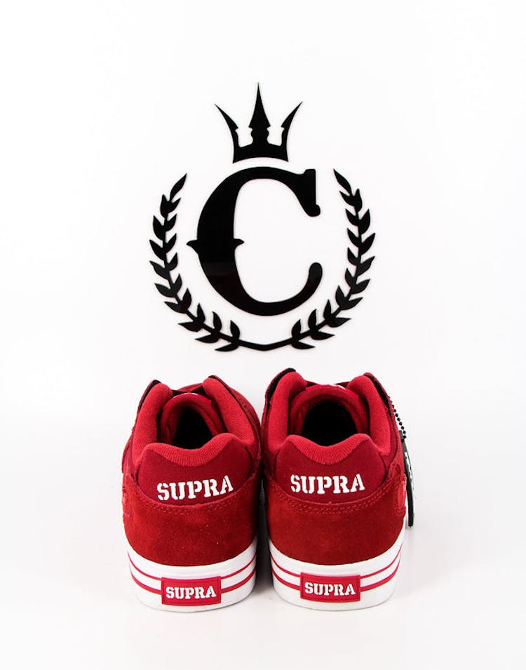 Supra Vaider Low Red/white