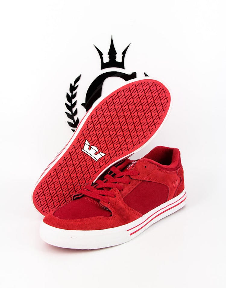Supra Vaider Low Red/white