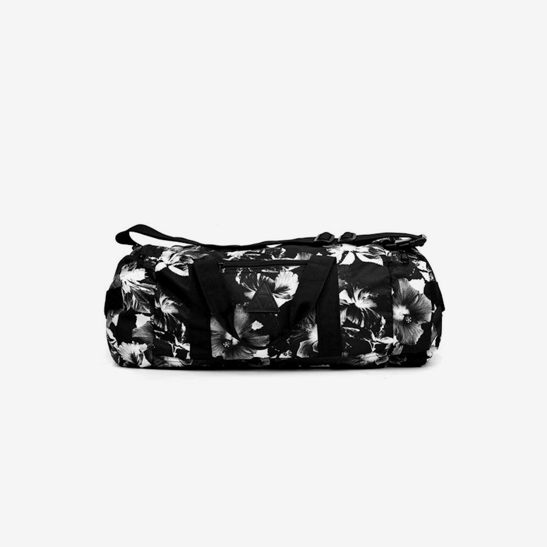 Floral Duffle Bag Black