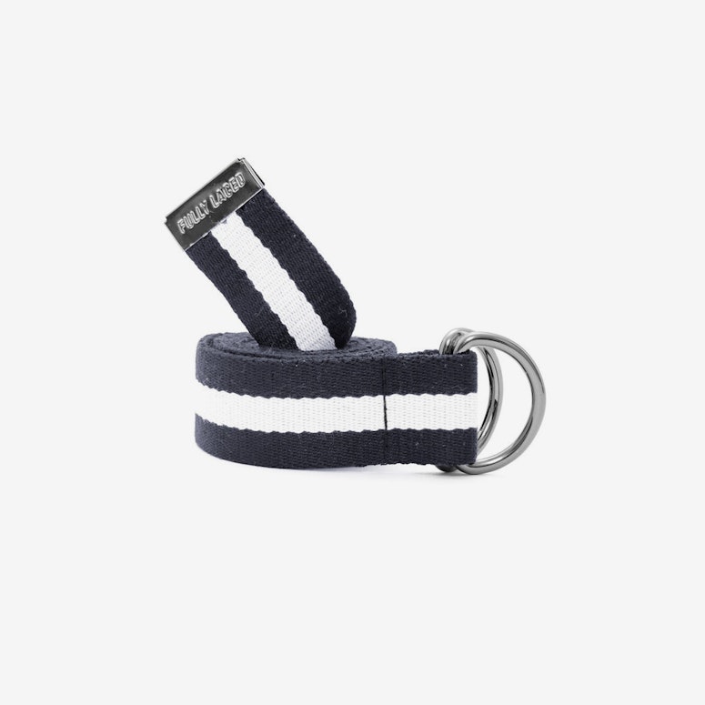 Fully Laced Belt Navy/white