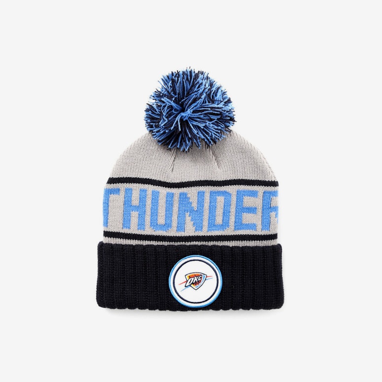Thunder Cuffed Knit Bean Grey