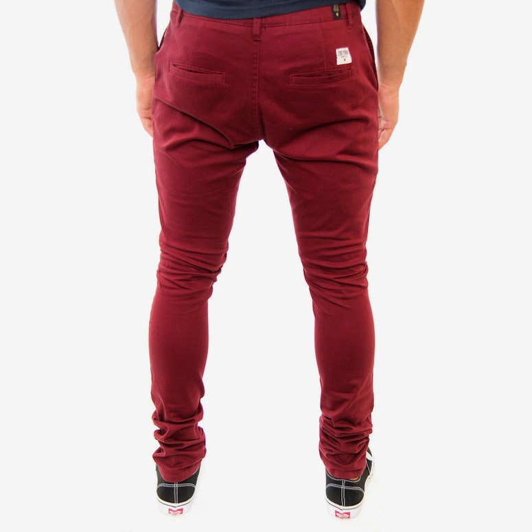 Brooklyn Chino Pant Burgundy